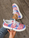 Stars and Stripes Lightweight Canvas Shoes: Perfect for Hiking and Running