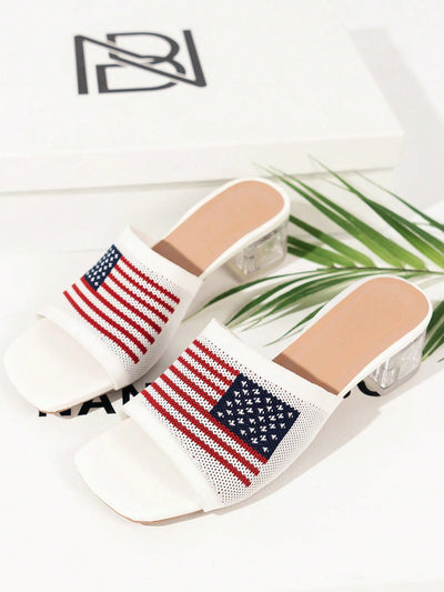 These American flag pattern high heeled sandals offer a versatile and elegant style for women. With their unique design, they are sure to make a statement while providing comfortable and stylish support. Perfect for any occasion, these sandals add a touch of patriotism to any outfit.