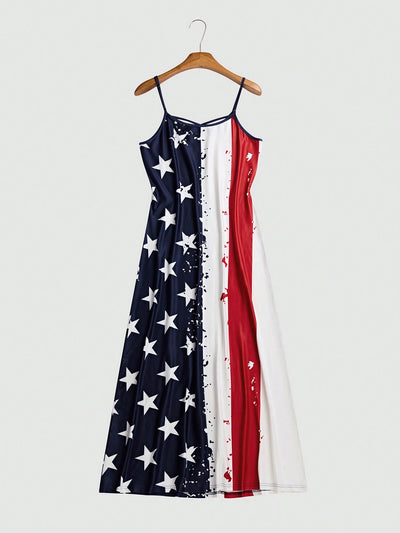 Show Your Patriotism with American Flag Tank Dress for Women