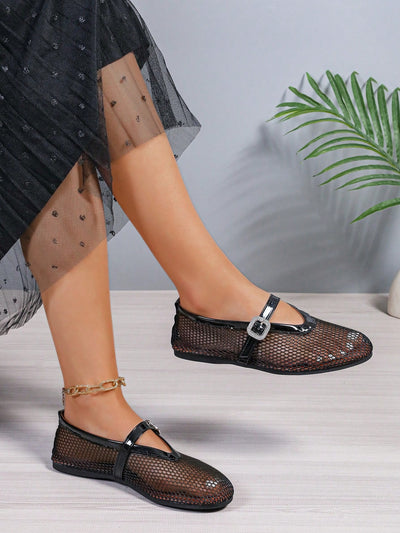 Stylish and Comfortable Mesh Ballet Flats: Perfect for Everyday Wear and Parties