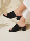 Wickedly Chic Women's Chunky Heel Halloween Sandals