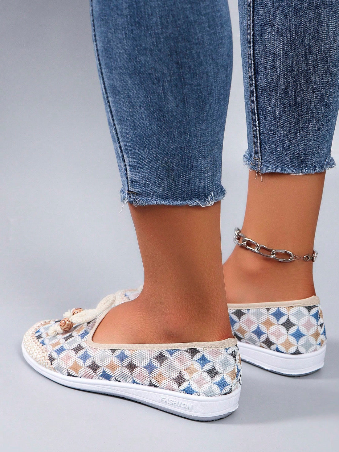 Introducing our latest Summer Style shoes for women! These sports shoes are designed to provide lightweight and breathable comfort, perfect for your active lifestyle. Crafted with quality materials, these shoes will keep your feet feeling fresh and comfortable all day long. Upgrade your shoe game this summer!