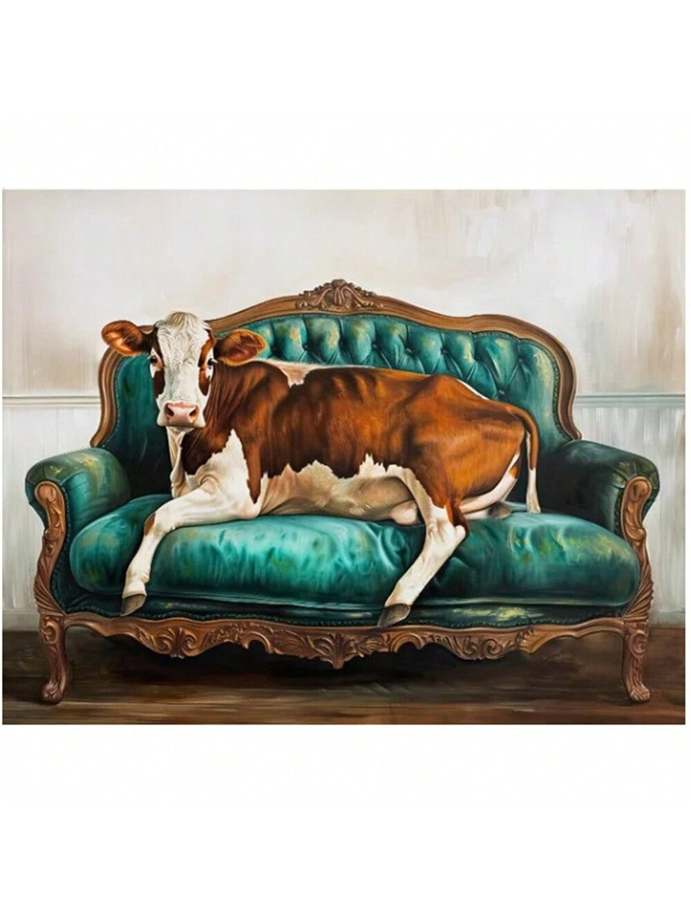 Introduce a touch of whimsy and nostalgia to your home with our Quirky Vintage Animal Sofa Poster. Made with high-quality canvas printing, this wall art will add character and charm to any room. Perfect for animal lovers and those seeking a unique and stylish statement piece.