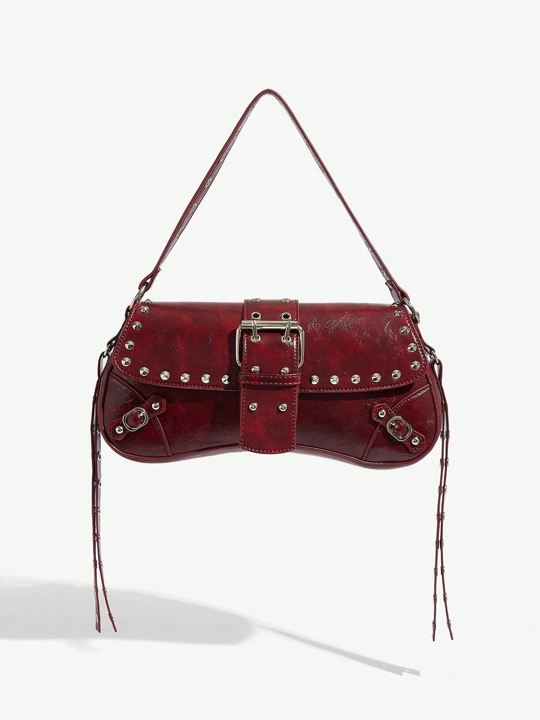 This Riveting Style: Chic Shoulder Bag for Women and Teenagers is the perfect addition to any wardrobe. Made with quality materials, it features a stylish and eye-catching riveting design. With its chic and versatile style, it is perfect for any occasion and will elevate any outfit. 