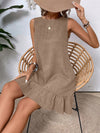 Effortless Elegance: Women's Solid Color Sleeveless Dress for Daily Wear