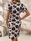 Chic Leopard Print Knotted Dress: Effortless Summer Elegance