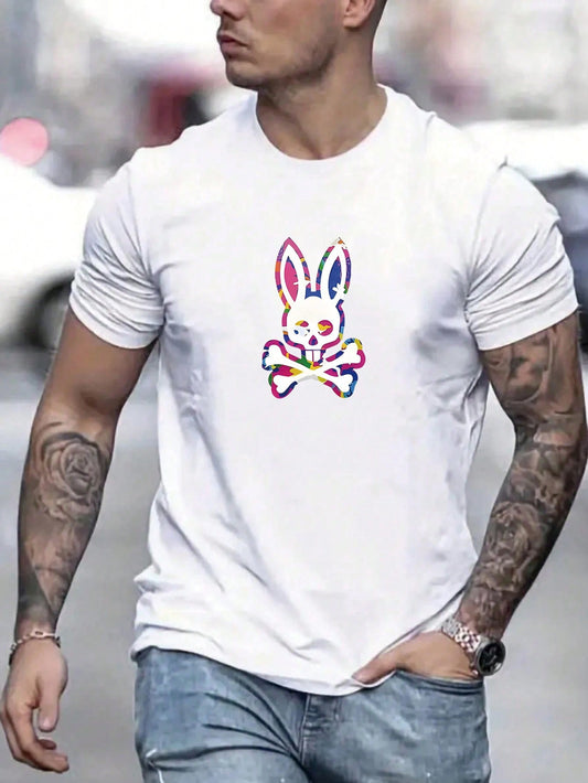 Sunny Days Style: Men's Summer Printed T-Shirt for Casual Comfort