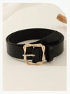 Chic Versatile Black Belt - Perfect for Jeans, Suits, and Casual Outfits