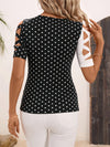 Wild At Heart: Women's Summer Short Sleeve Leopard Print T-Shirt