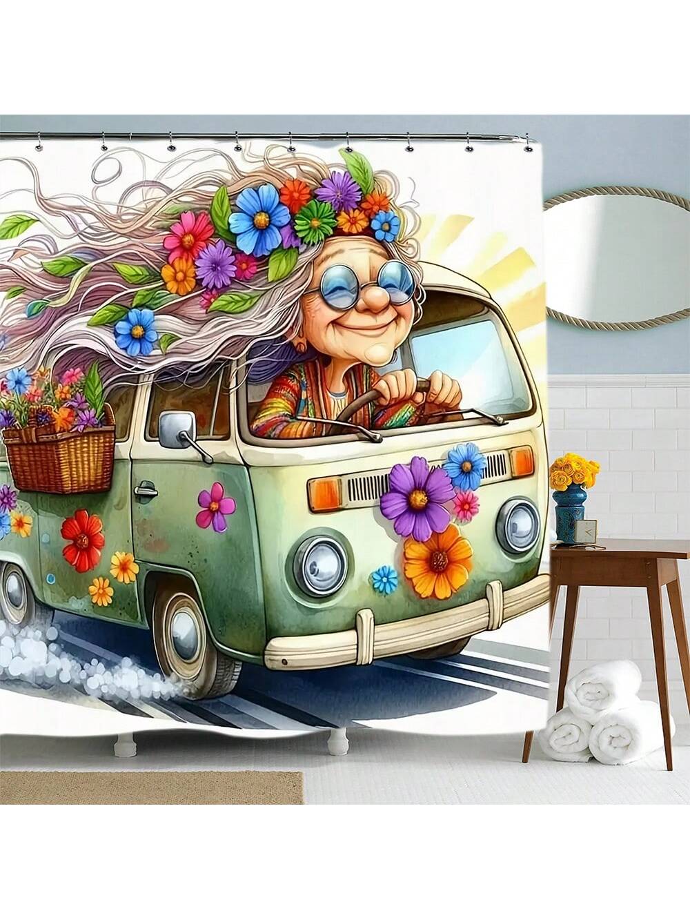 Experience the ultimate in luxury with our Luxurious Ladies Waterproof Shower Curtain for Travel and Home Decor. Made specifically for the modern woman, this curtain provides both functionality and style. Perfect for travel or sprucing up your home, it's also waterproof for easy cleaning. Elevate your shower experience today.