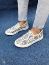 Halloween Printed Slip-On Flat Sneakers: Comfortable and Anti-Slip for Casual Sports