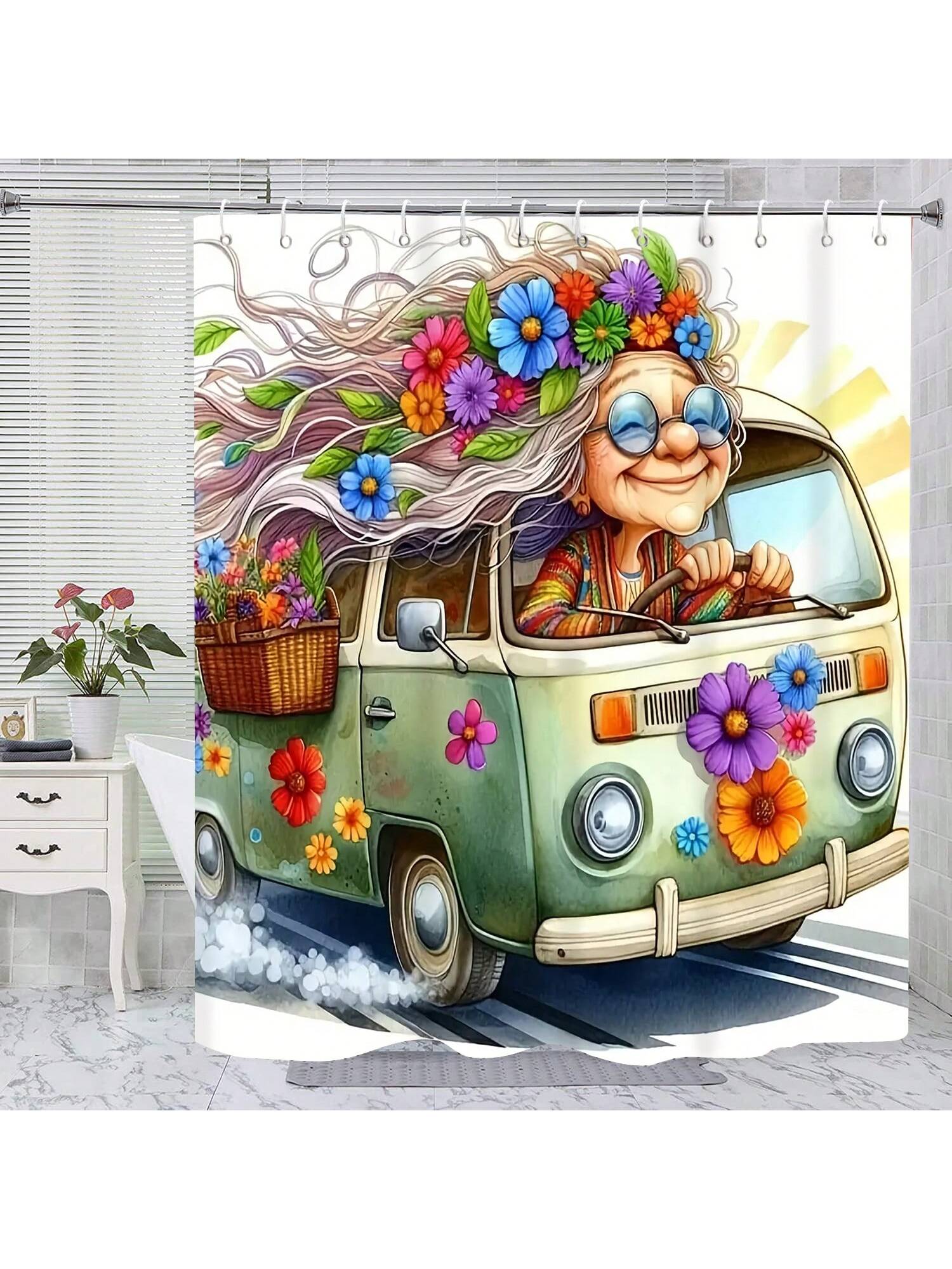 Experience the ultimate in luxury with our Luxurious Ladies Waterproof Shower Curtain for Travel and Home Decor. Made specifically for the modern woman, this curtain provides both functionality and style. Perfect for travel or sprucing up your home, it's also waterproof for easy cleaning. Elevate your shower experience today.