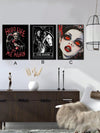 Skull Cape Vampire Party Celebration Canvas Oil Painting - Ideal Gift for Home Decor