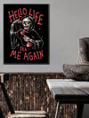 Skull Cape Vampire Party Celebration Canvas Oil Painting - Ideal Gift for Home Decor