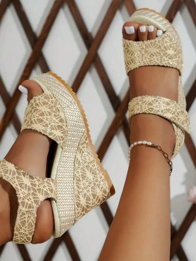 2024 Summer Chic: Women's Wedge Slippers in Euromerican Style