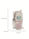 Trendy Y2K Chic Crossbody Bag with Creative Phone Pouch