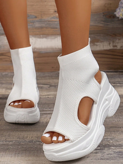 Step Up Your Style with Women's Thick-Soled Platform Sport Sandals