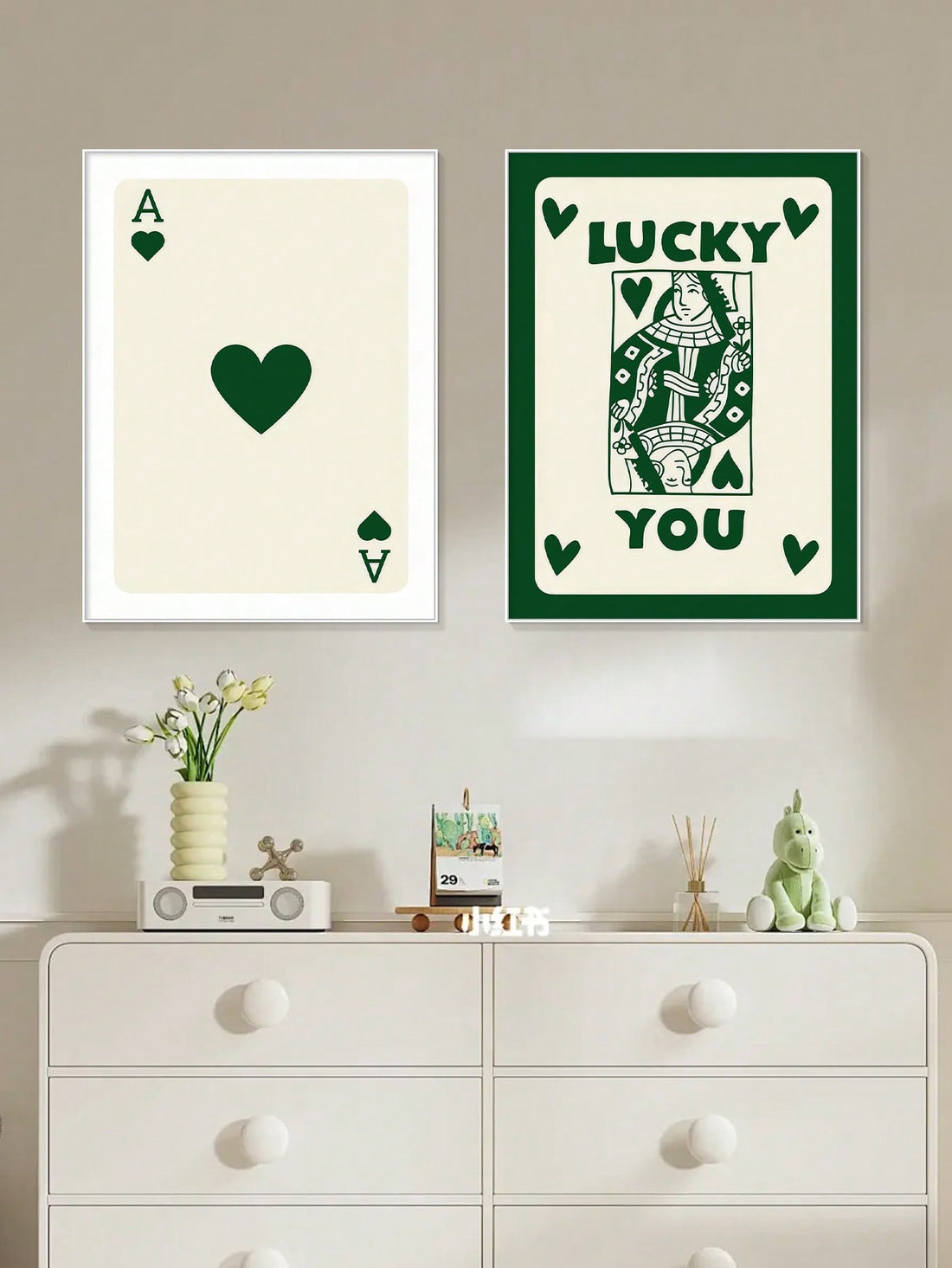 Deck out your walls with this Stylish Ace of Spades Canvas Art Set! Featuring a modern design, this wall décor is sure to add a lucky touch to any room. Perfect for those who don't take themselves too seriously, this set adds a quirky and fun element to your space.