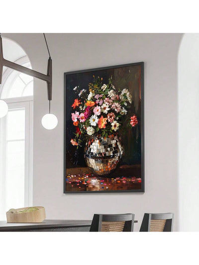 Maximalist Botanical Beauty: Unframed Poster Print for Modern Home Decor