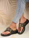 Women's Trendy Camouflage Wedge Sandals: Perfect for Outdoor Adventures and Vacation