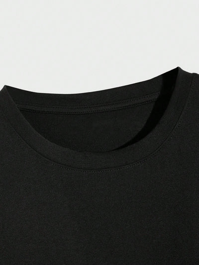 Essential Men's Casual Round Neck T-Shirt for Your Commute