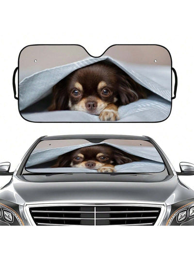 Adorable Pets Car Windshield Sunshade - Fun and Functional Protection