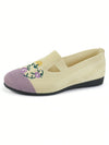 Breathable Knitted Slip-On Flats: Perfect for All-Day Comfort Indoors and Outdoors