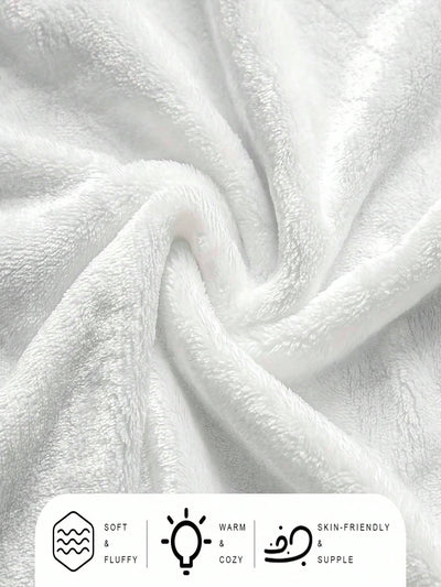 Soft and Warm Poker Q Print Flannel Blanket - Perfect for All Seasons