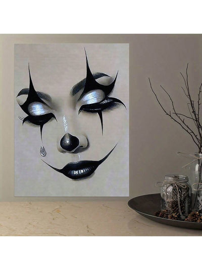 Vibrant Modern Art Canvas Poster: Weep Expression for Eye-Catching Wall Decor