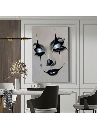 Vibrant Modern Art Canvas Poster: Weep Expression for Eye-Catching Wall Decor