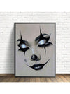 Vibrant Modern Art Canvas Poster: Weep Expression for Eye-Catching Wall Decor