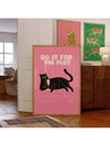 Whiskers & Bubbles: 'Do It For The Plot' Funny Cat Print Wall Art