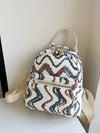 Chic and Stylish Printed Backpack with Tassel Detail - A Must-Have New Arrival!