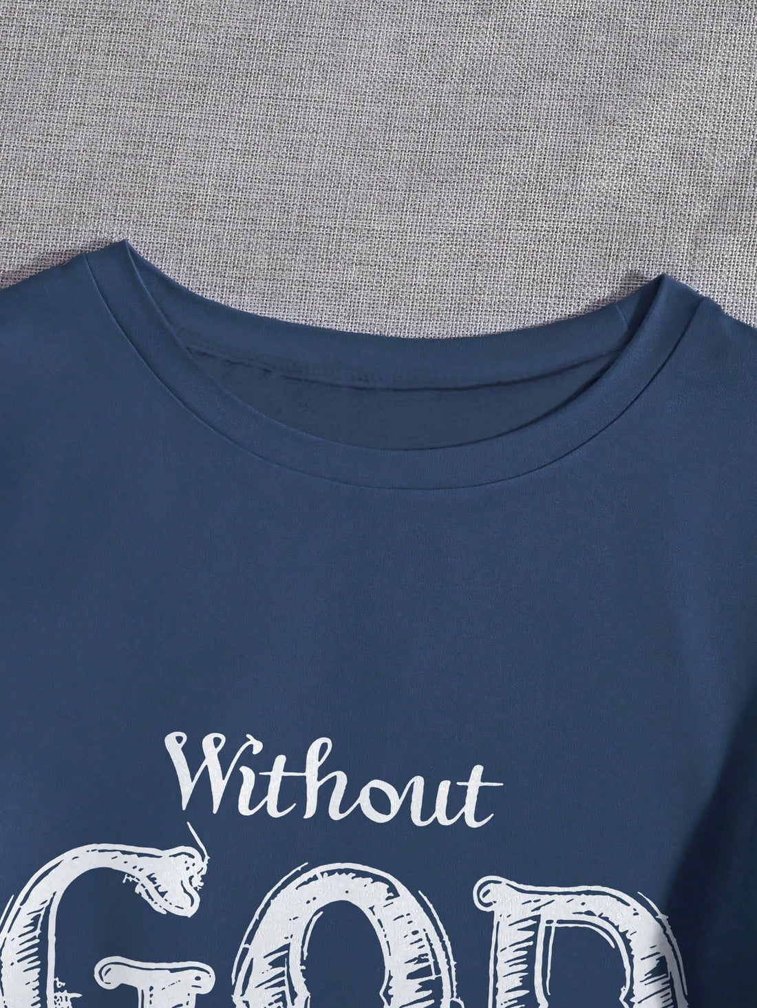 Introducing our Slogan Graphic Tee - a stylish and comfortable choice for everyday wear. Made from high-quality materials, this tee features a catchy slogan that will make a statement and elevate your look. Upgrade your wardrobe with this versatile and fashionable piece.