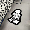 Crybaby Skeleton Patterned Decorative Rug: Horror Elements, Non-Slip, Wear Resistant