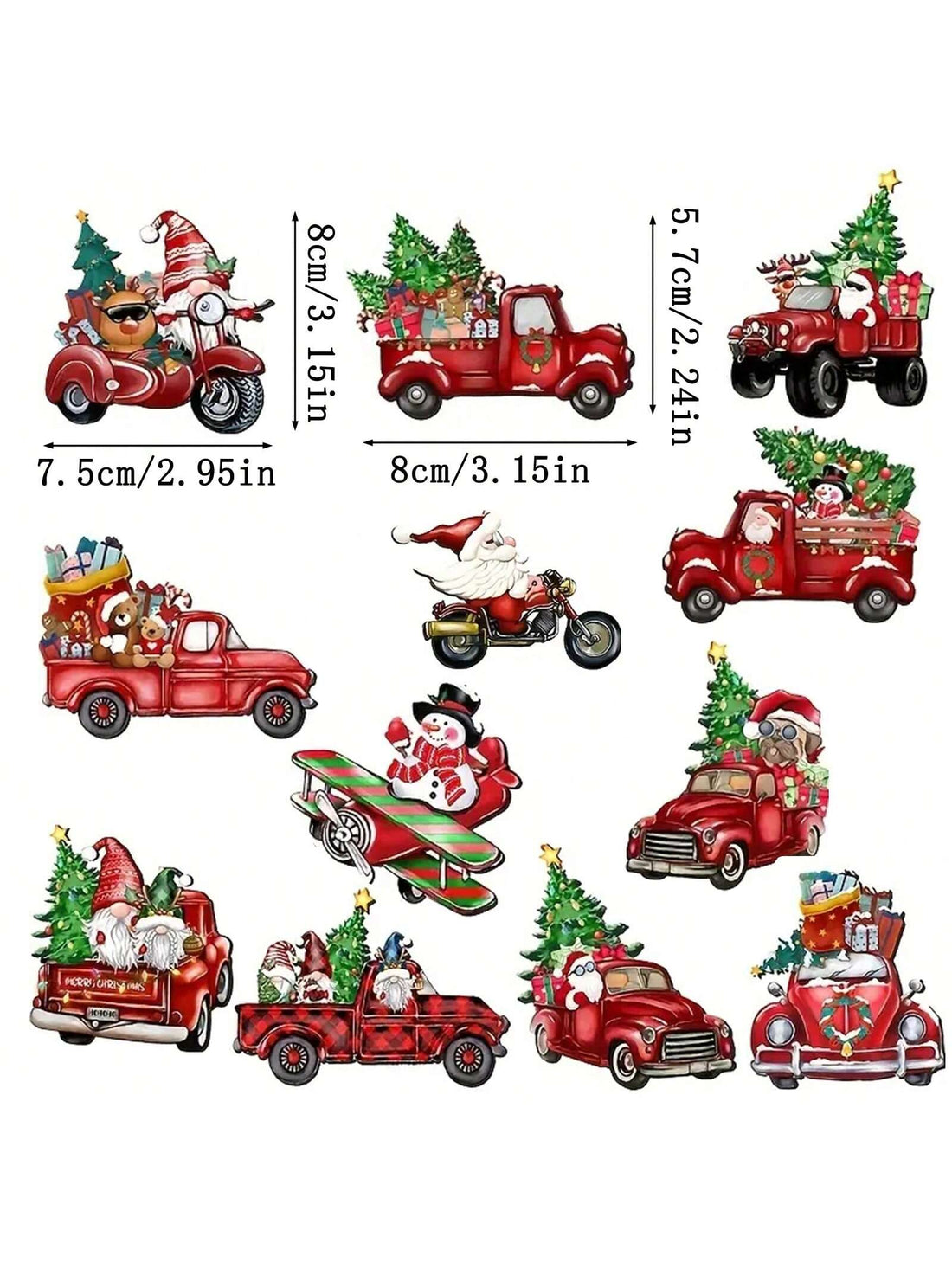 Expertly crafted with a mix of traditional and modern designs, this 24-piece ornament set will add festive charm to your holiday decor. Made from high-quality wooden materials, each gnome and Santa Claus ornament will bring joy and warmth to your home. Perfect for creating a cozy Christmas atmosphere.