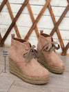 Step Up Your Style: Women's Fashion Platform Lace-Up Boots with Height Increase