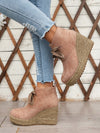 Step Up Your Style: Women's Fashion Platform Lace-Up Boots with Height Increase