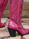 Chic Sequin Embroidered Side Zip Cowboy Boots for Fashionable Women