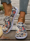 Autumn Halloween Rose Skull Loafers: Fashionable, Lightweight, and Comfortable Casual Sneakers