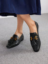 Elegant Fringe Loafers with Horse Bit Buckle – Perfect for Summer Business Casual!