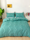 Chic Zebra Striped Duvet Cover Set: 3-Piece Modern Bedding for All Seasons