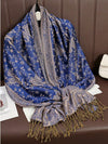 Chic Paisley Jacquard Scarf with Fringe: The Perfect Versatile Accessory