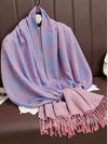 Chic Paisley Jacquard Scarf with Fringe: The Perfect Versatile Accessory