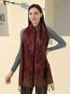 Chic Paisley Jacquard Scarf with Fringe: The Perfect Versatile Accessory