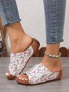 Women's Floral Detail Soft Sole Sandals: Ultra-Light Comfort for Vacation and Outdoor Activities