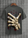 Skulls and Style: Men's Casual Short Sleeve T-Shirt for Summer