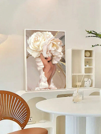 This Abstract Marble Texture Flower Woman Wall Art Print is a beautiful and sophisticated addition to any home decor. Featuring a unique combination of abstract design and elegant marble texture, this print adds a touch of luxury to any room. Perfect for those who appreciate high-quality and stylish decor pieces.