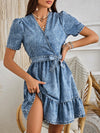 Blue Wrap Belt Knotted Denim Dress: The Perfect Casual and Versatile Wardrobe Essential for Women