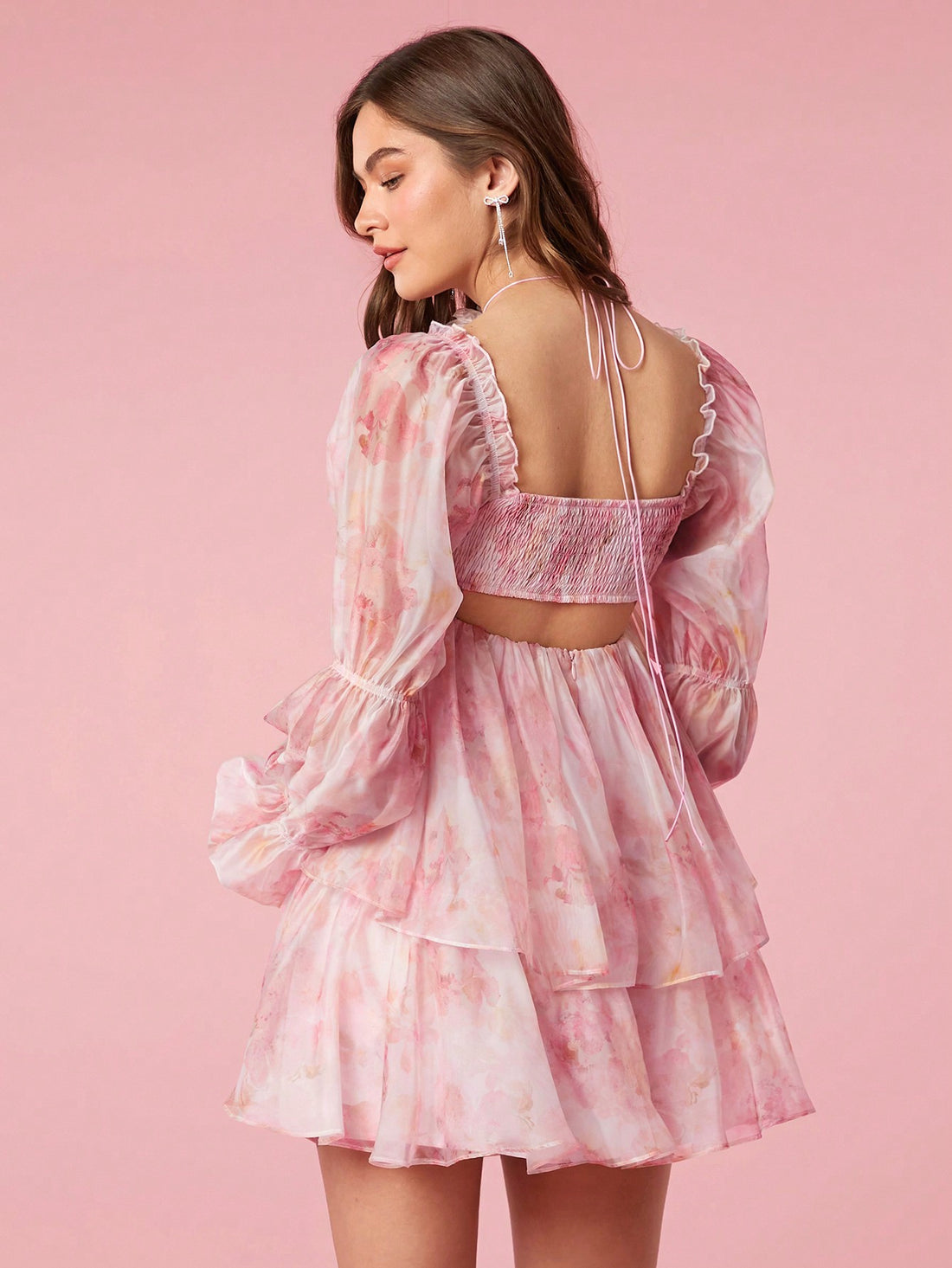 Be the belle of the ball in our Summer Princess Midi Dress! Adorned with a sweet pink floral print, this dress features a ruched bust for a flattering fit and romantic Virago sleeves. Perfect for any summer occasion, it's your go-to for looking chic and feeling confident. Dress like a princess without breaking the bank!
